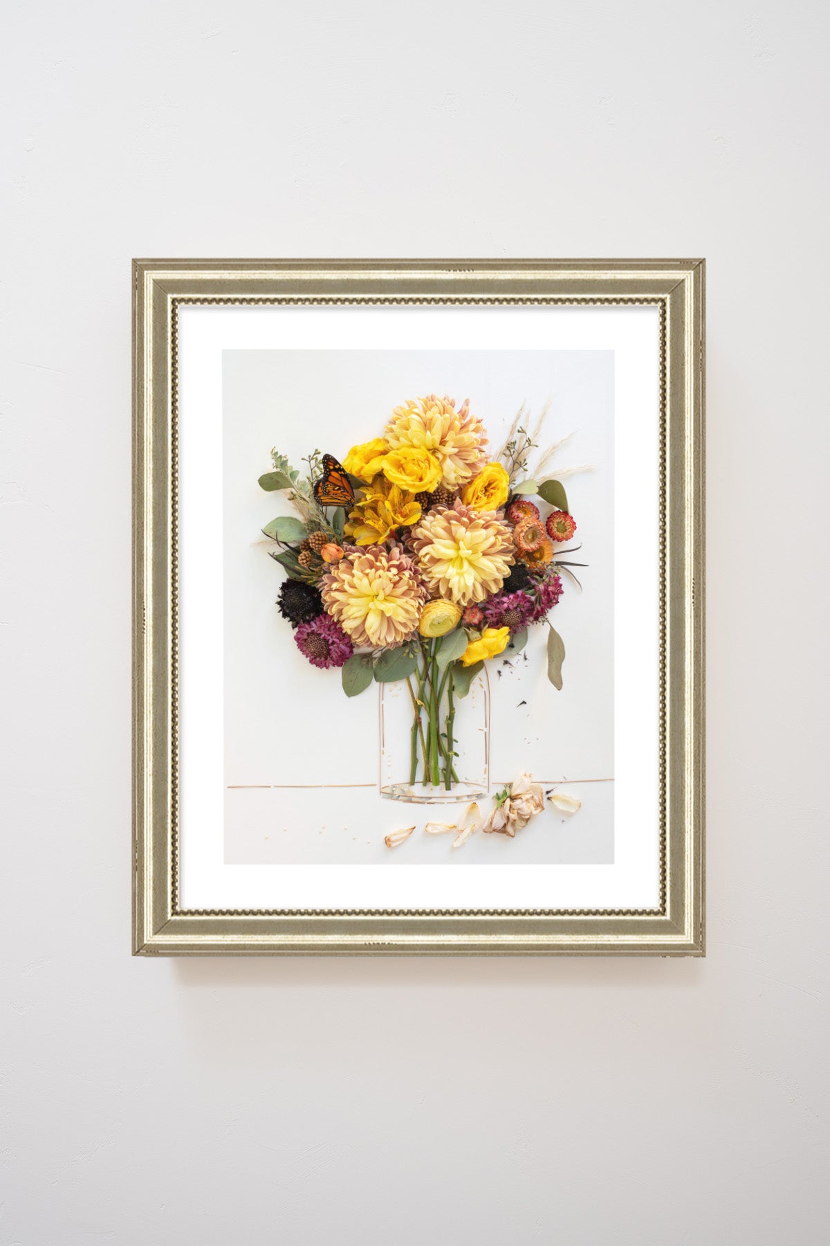 "September" Flower Print
