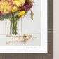 "September" Flower Print
