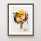 "September" Flower Print