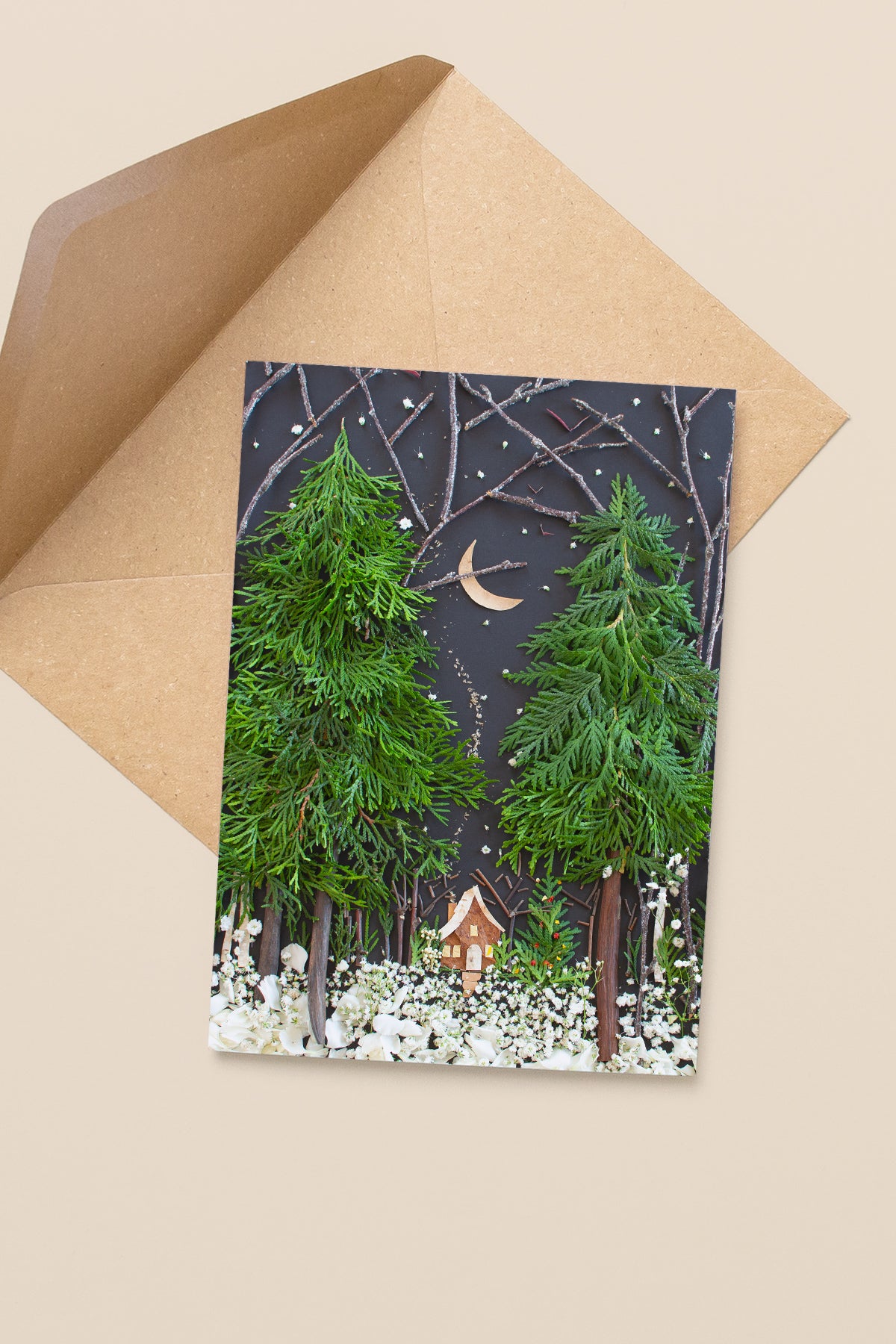 "Silent Night" Greeting Card - Sister Golden