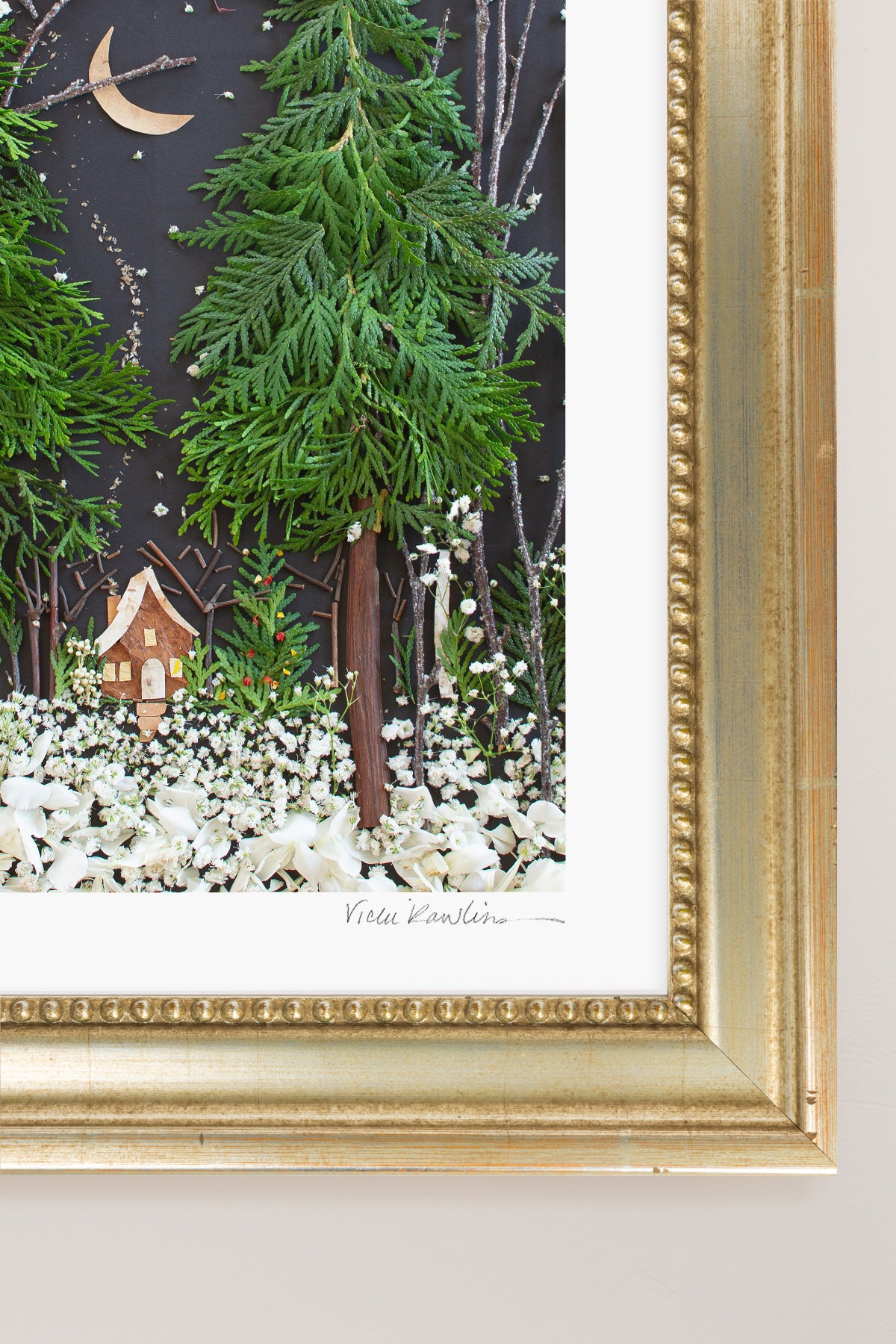 "Silent Night" Flower Print