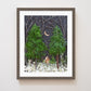 "Silent Night" Flower Print