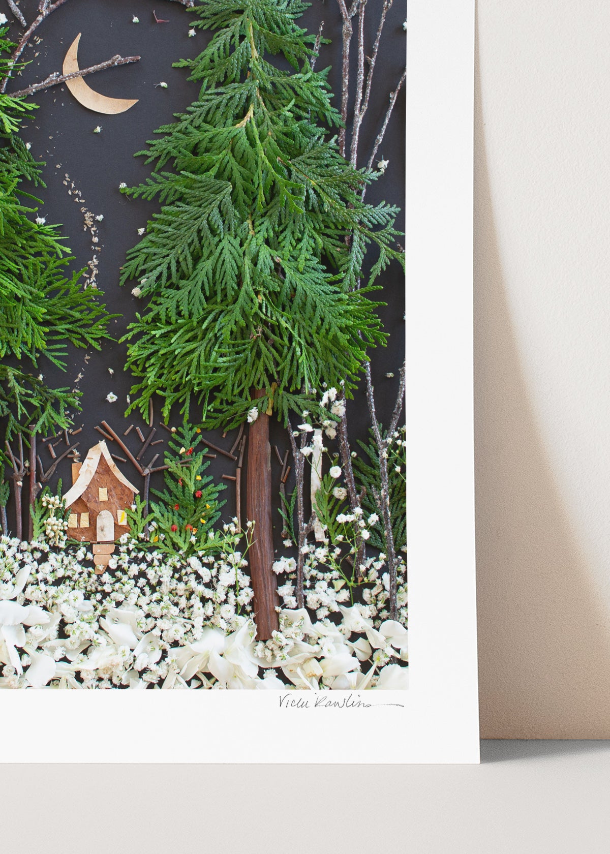 "Silent Night" Flower Print