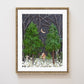 "Silent Night" Flower Print