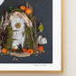 "Spooky Tales" Flower Print