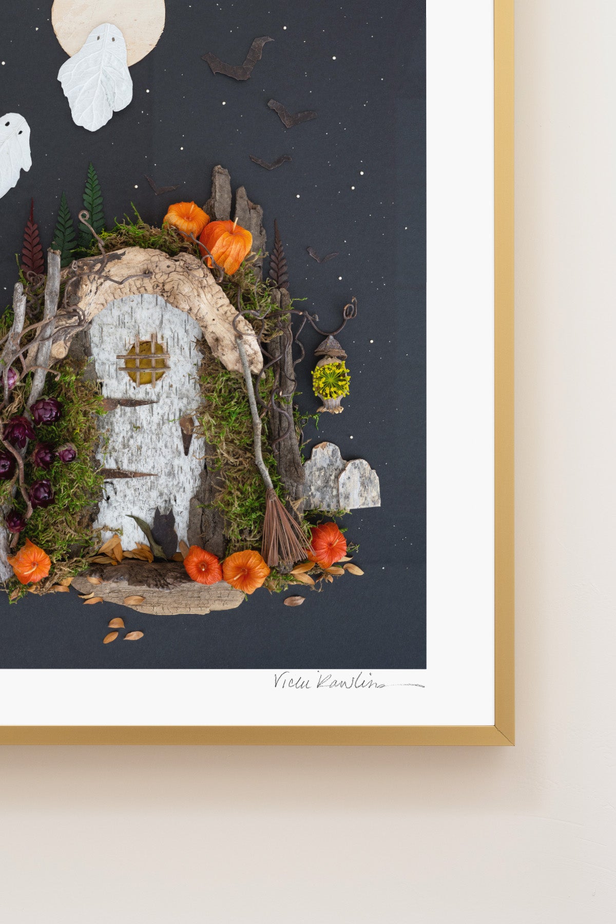 "Spooky Tales" Flower Print