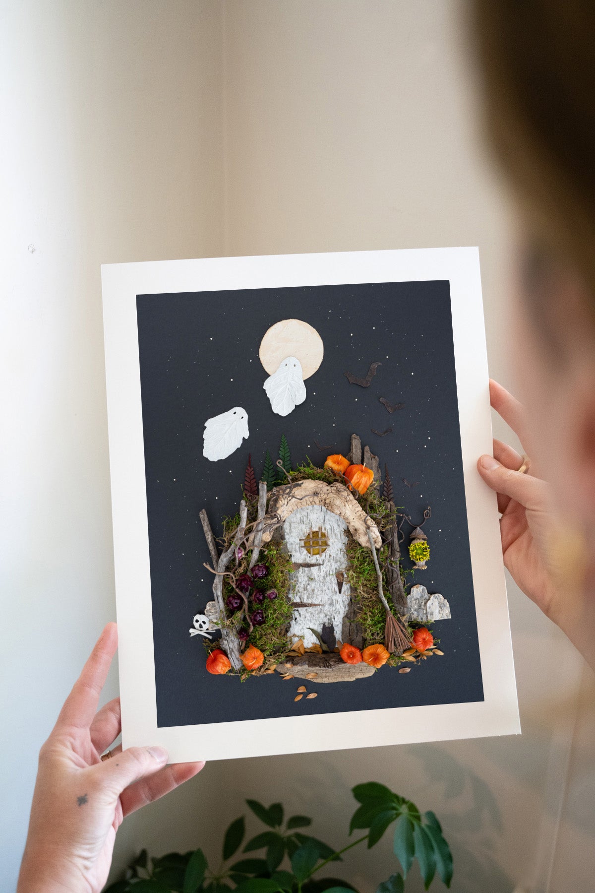"Spooky Tales" Flower Print