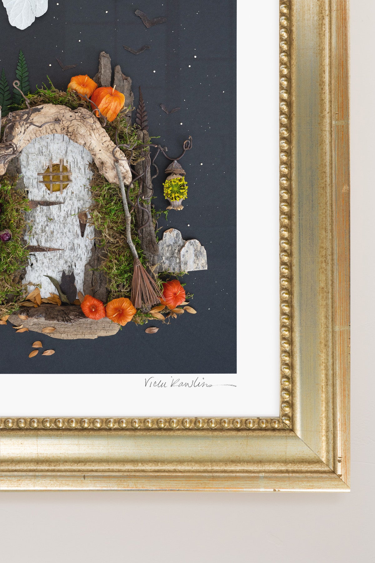 "Spooky Tales" Flower Print