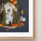 "Spooky Tales" Flower Print