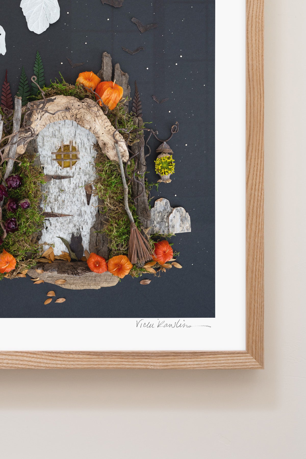 "Spooky Tales" Flower Print