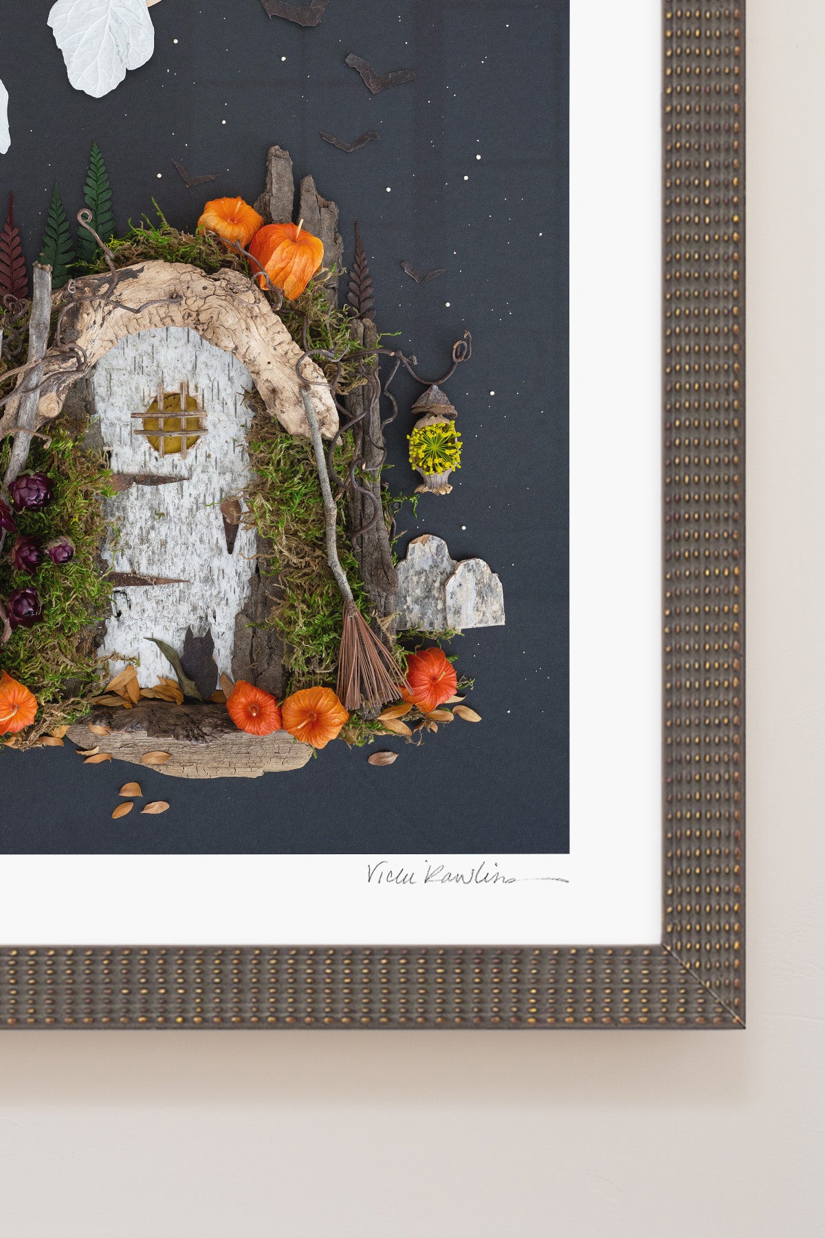 "Spooky Tales" Flower Print