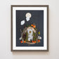 "Spooky Tales" Flower Print