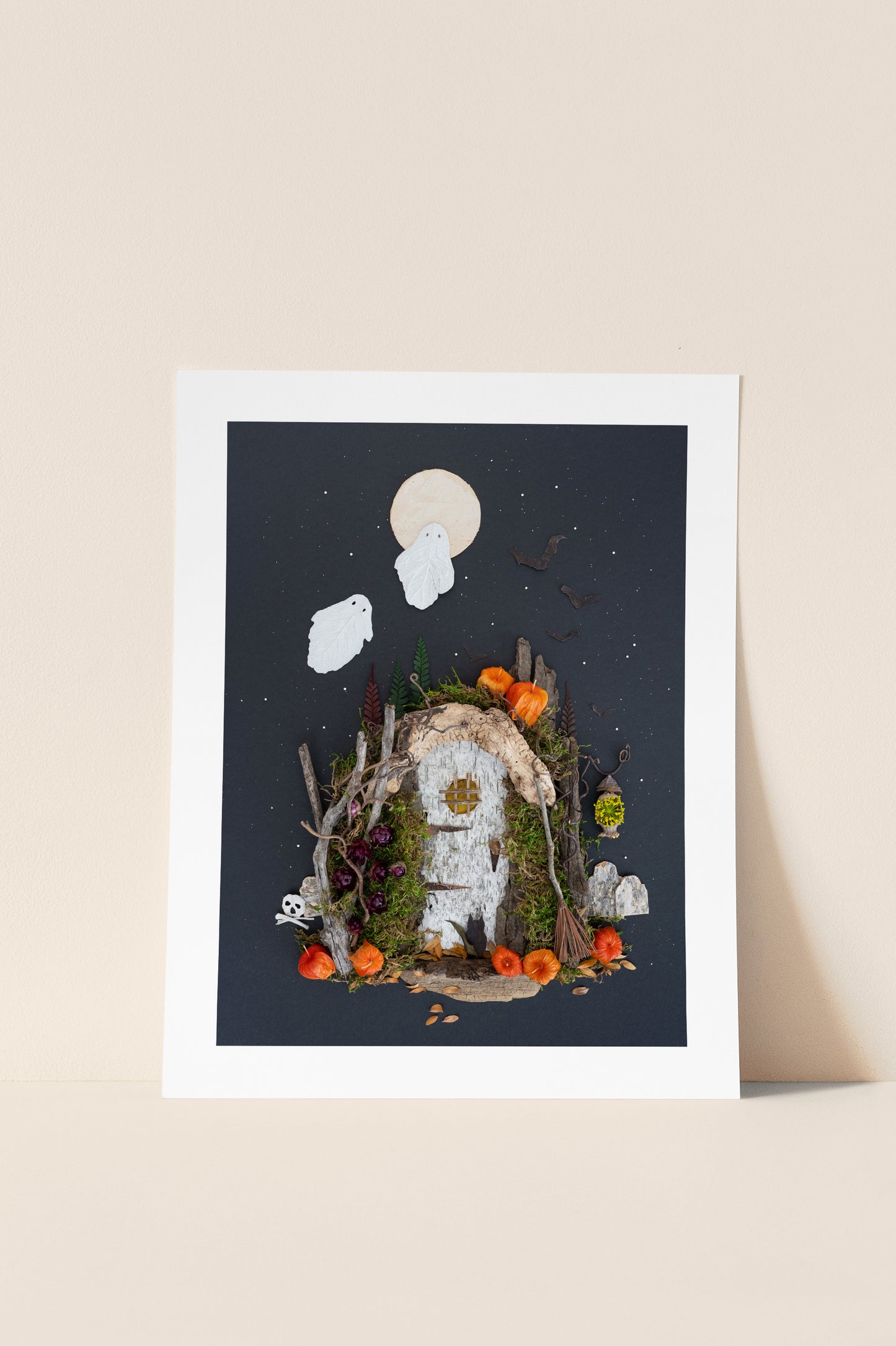 "Spooky Tales" Flower Print