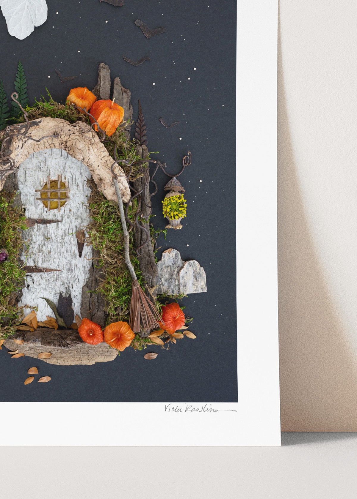 "Spooky Tales" Flower Print