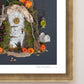"Spooky Tales" Flower Print