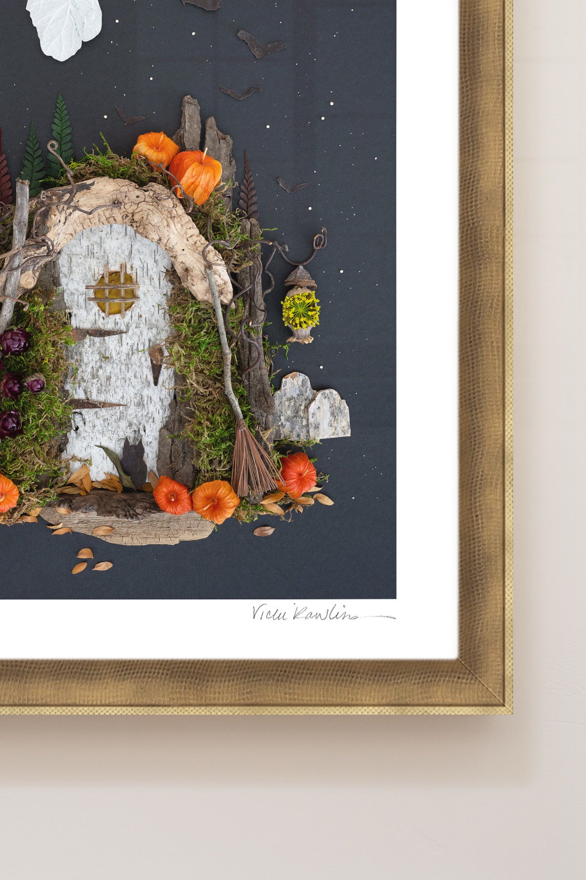 "Spooky Tales" Flower Print