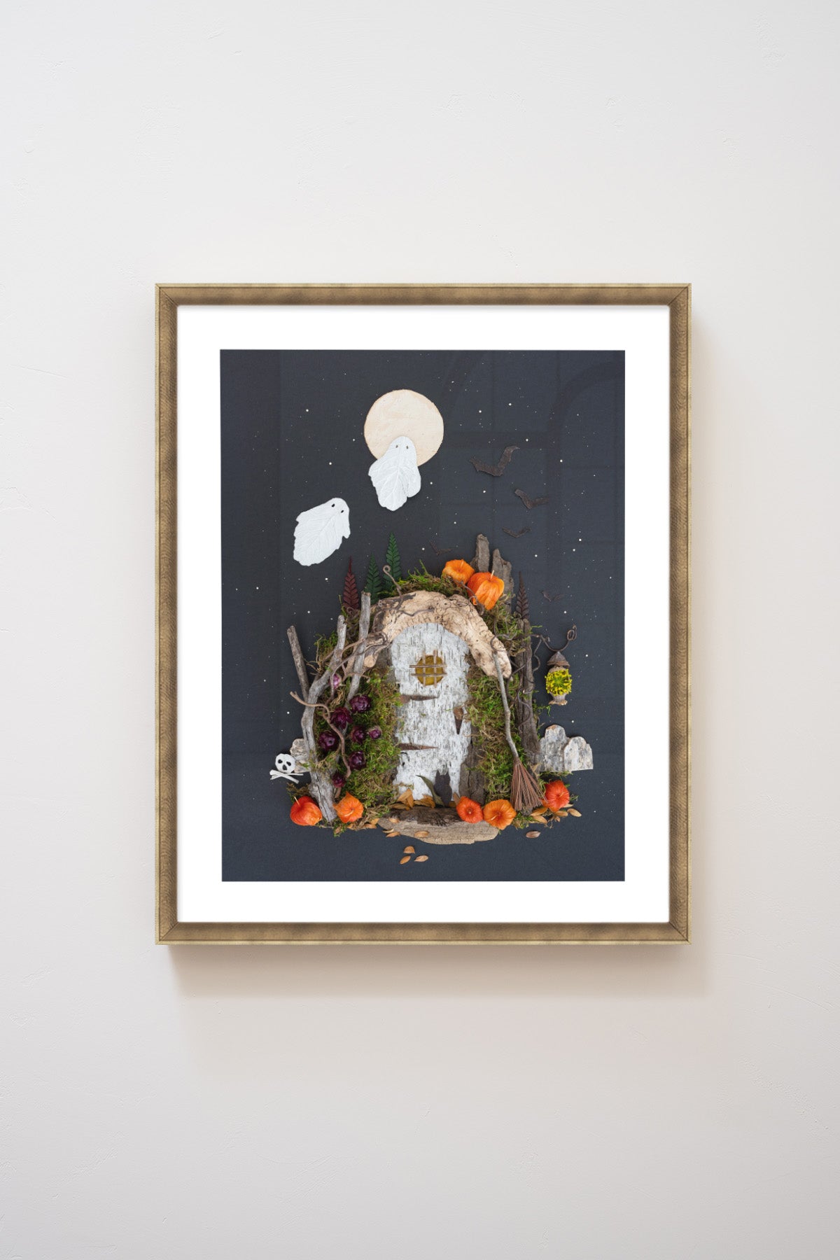 "Spooky Tales" Flower Print