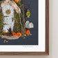 "Spooky Tales" Flower Print