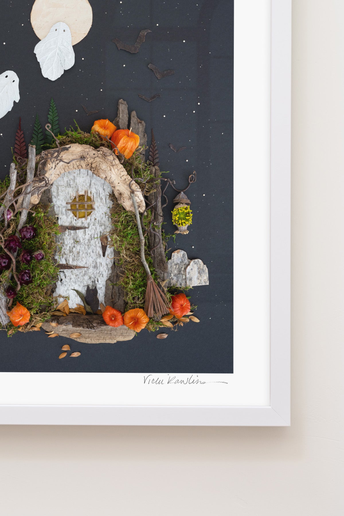 "Spooky Tales" Flower Print