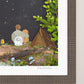 "Stargazers" Flower Print