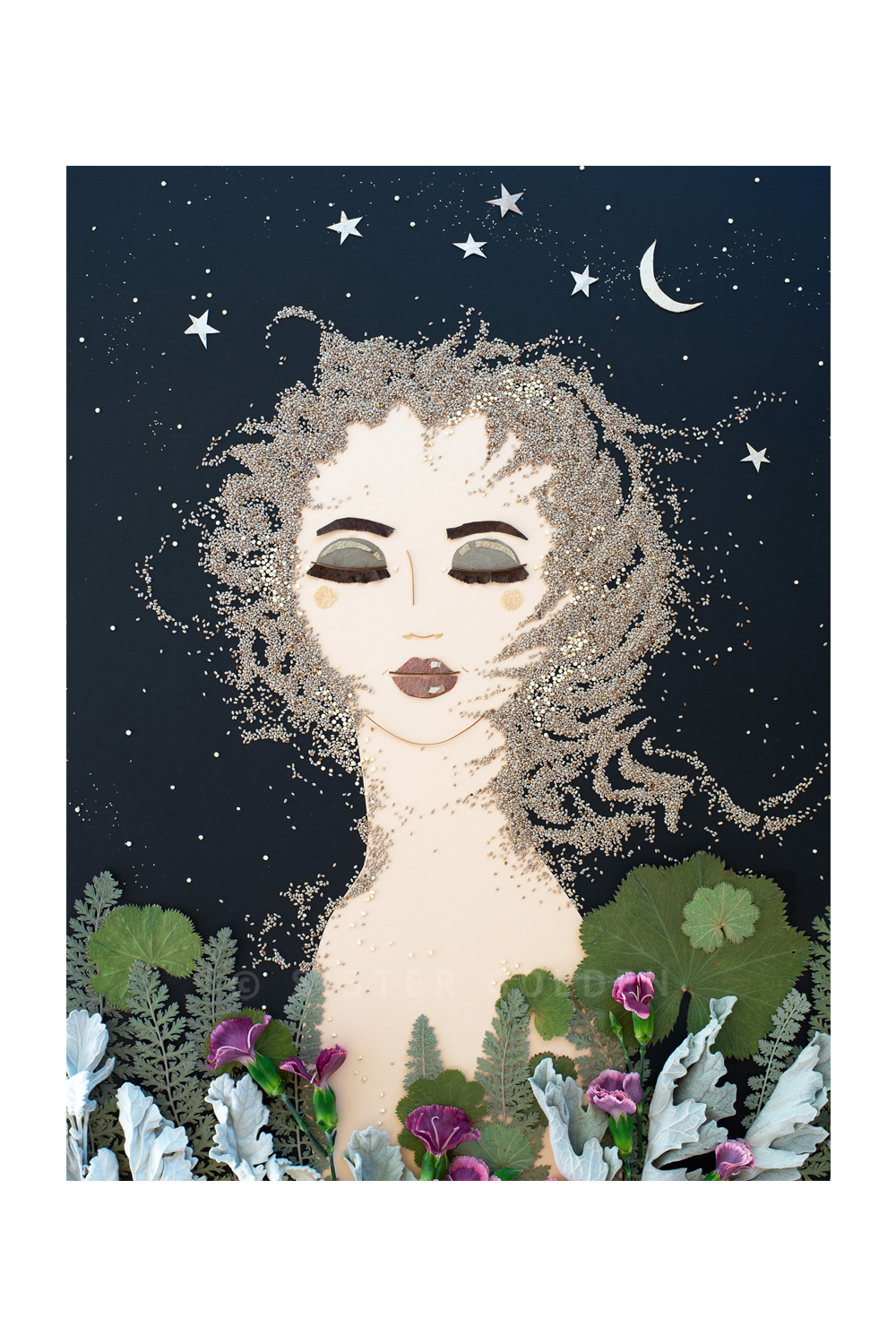 "Starlight" Flower Print