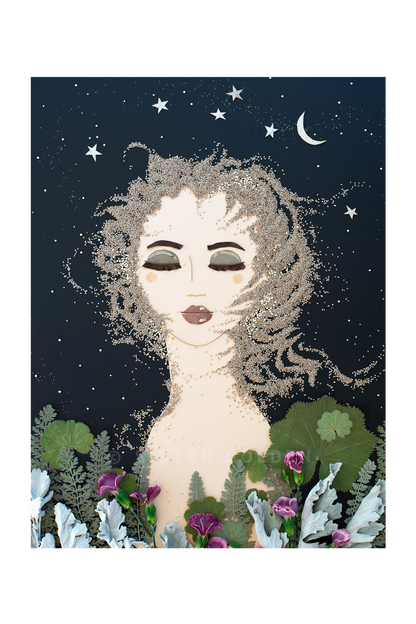 "Starlight" Flower Print