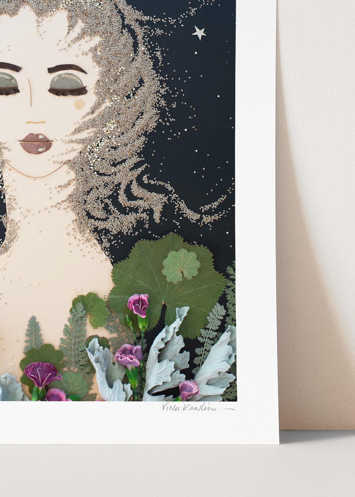 "Starlight" Flower Print