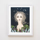 "Starlight" Flower Print