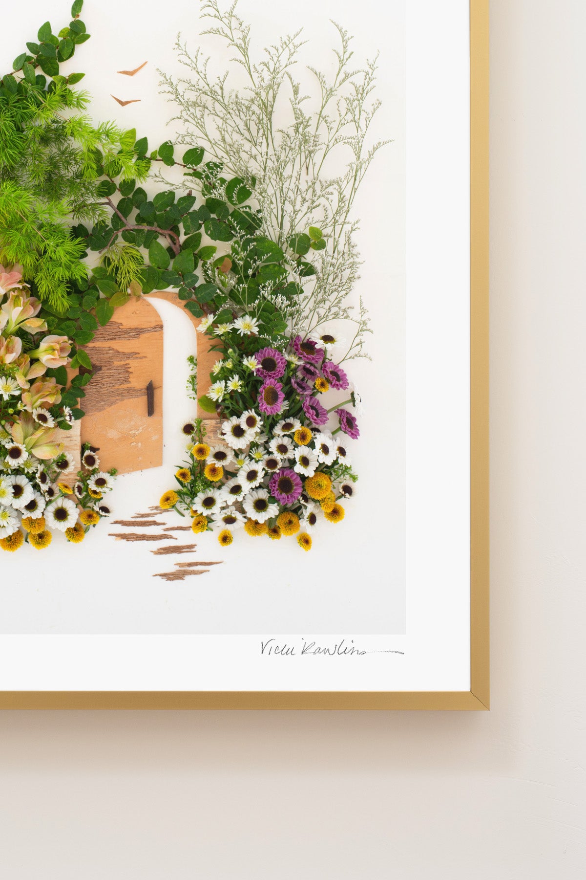 "Stay Open" Flower Print