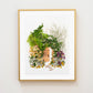 "Stay Open" Flower Print