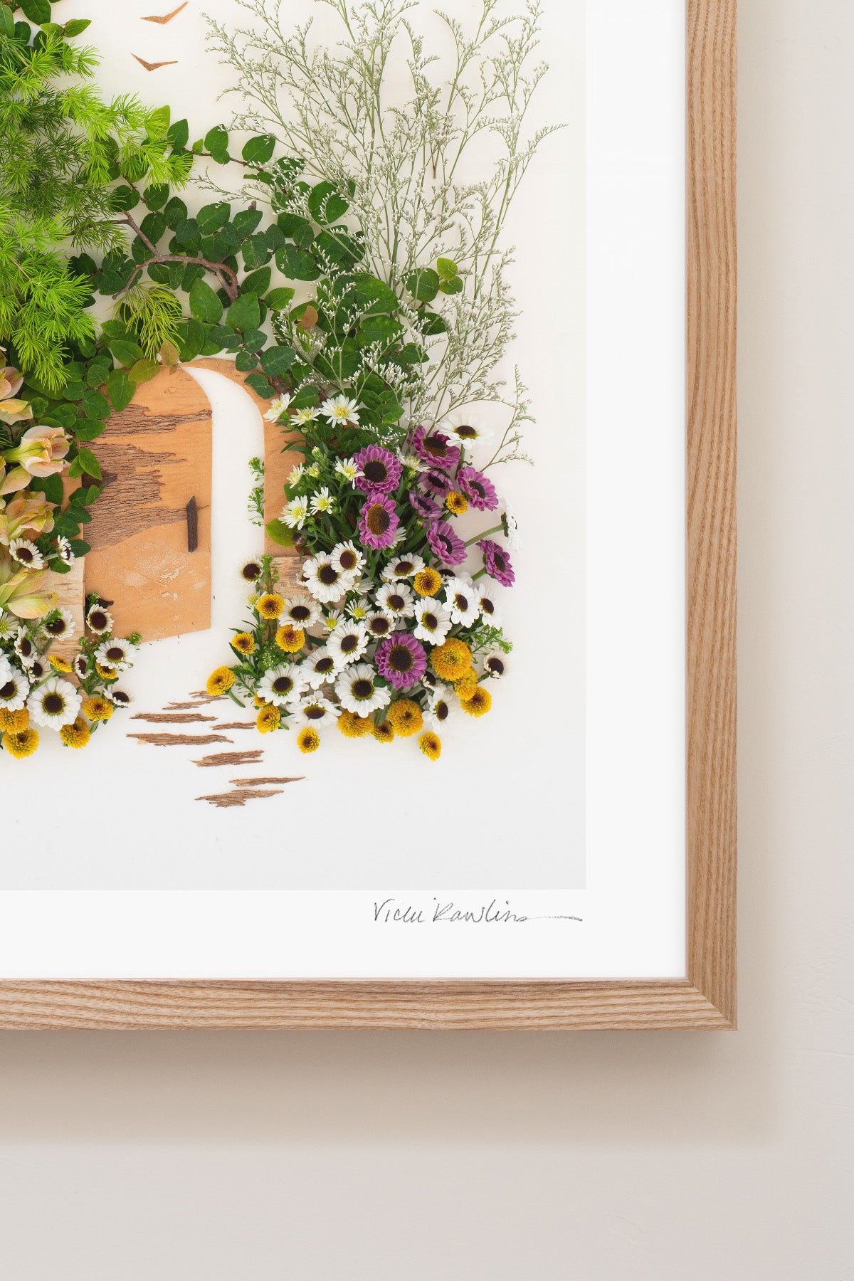 "Stay Open" Flower Print