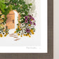 "Stay Open" Flower Print