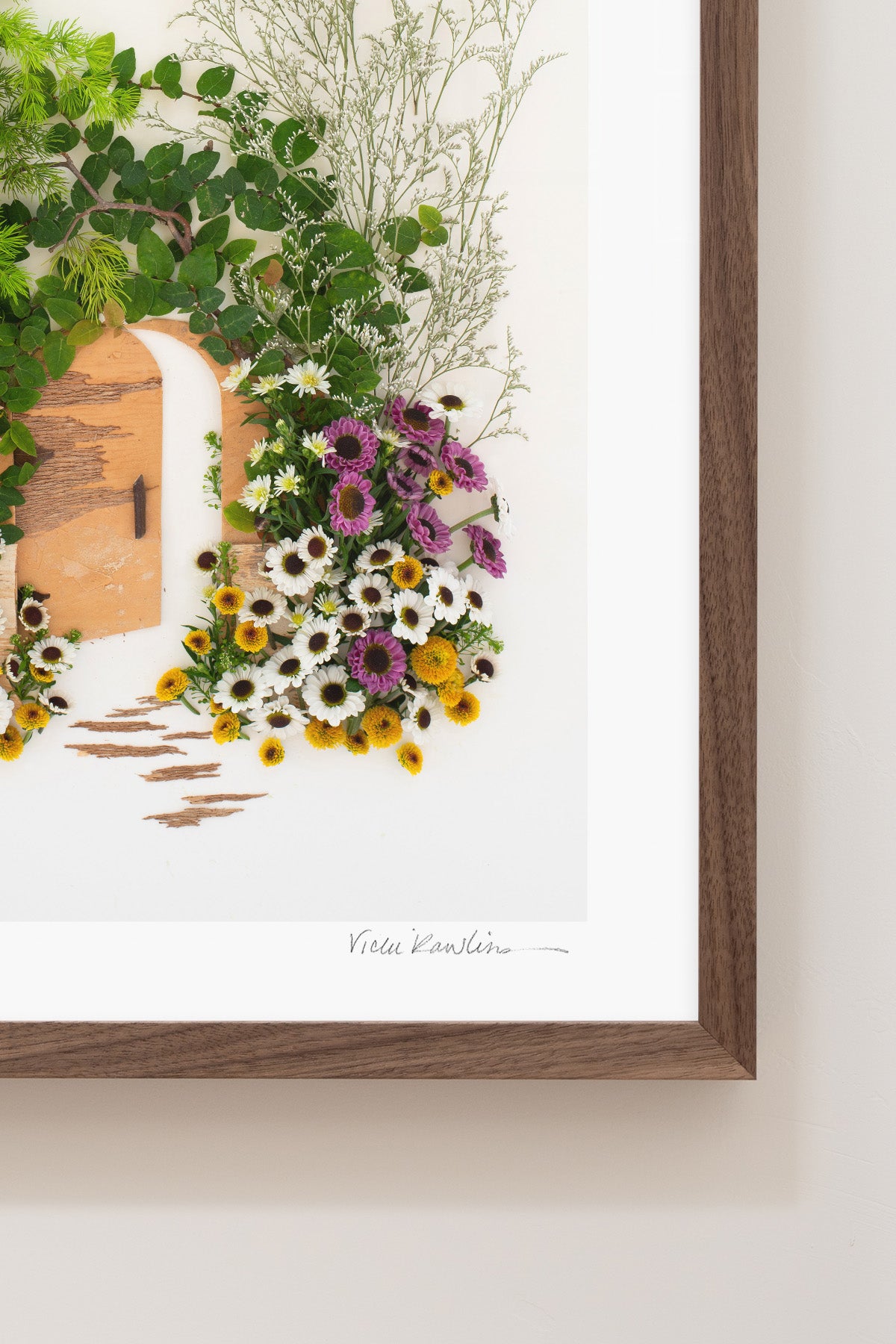 "Stay Open" Flower Print
