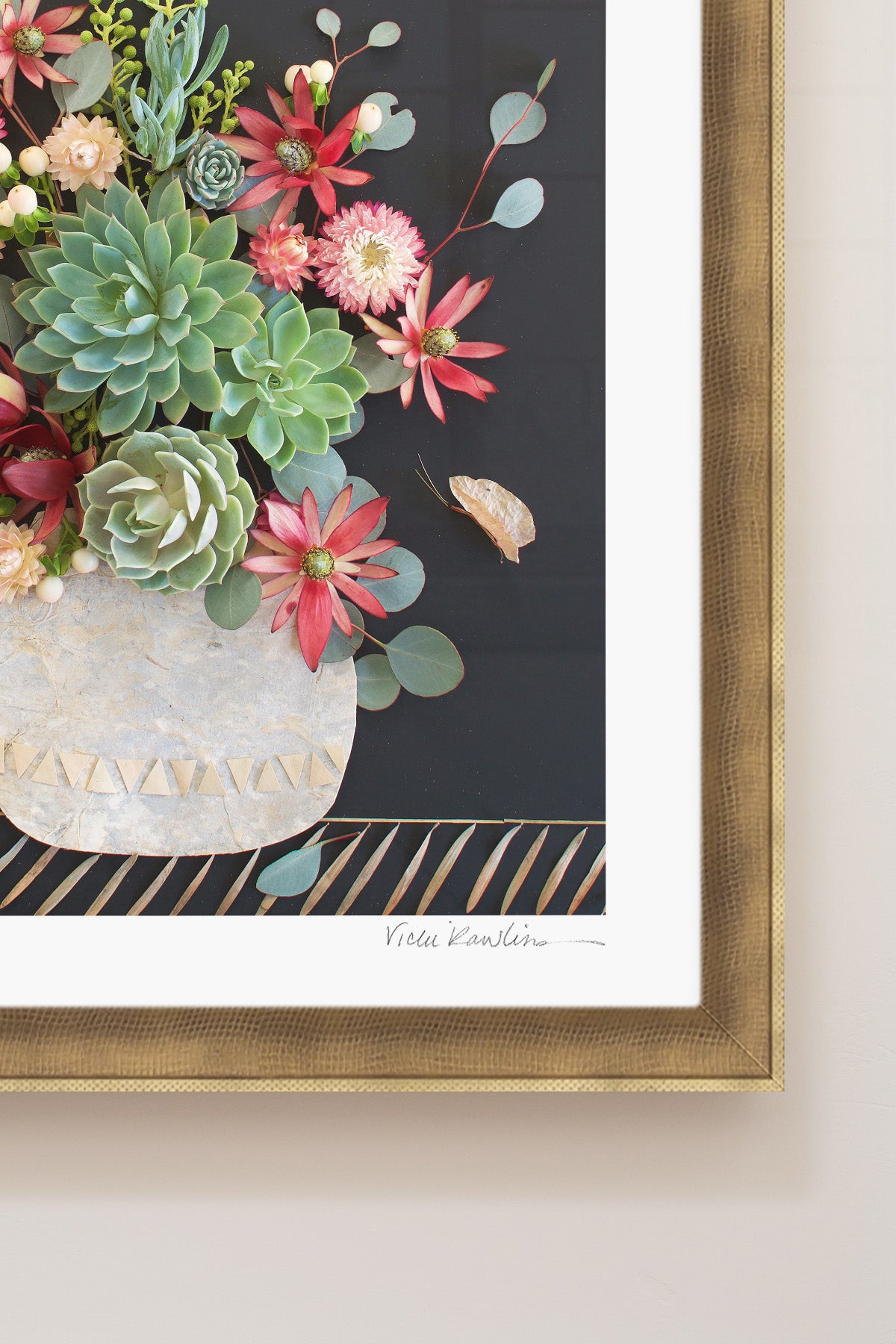 "Strawberry Fields" Flower Print