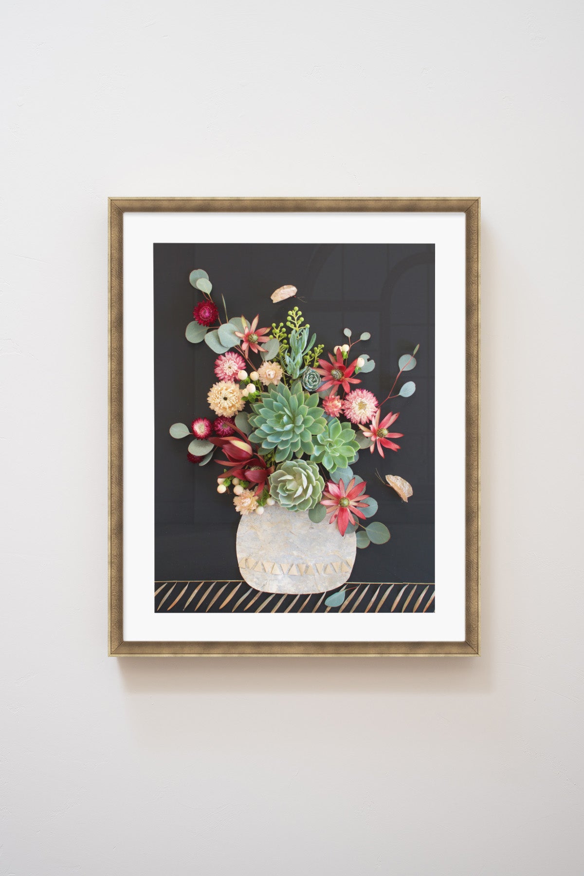 "Strawberry Fields" Flower Print