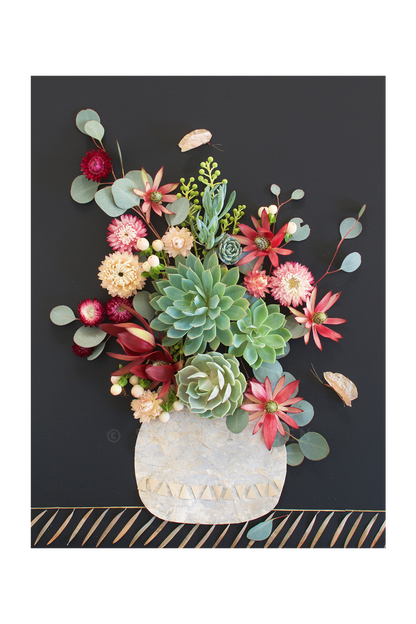 "Strawberry Fields" Flower Print