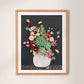 "Strawberry Fields" Flower Print