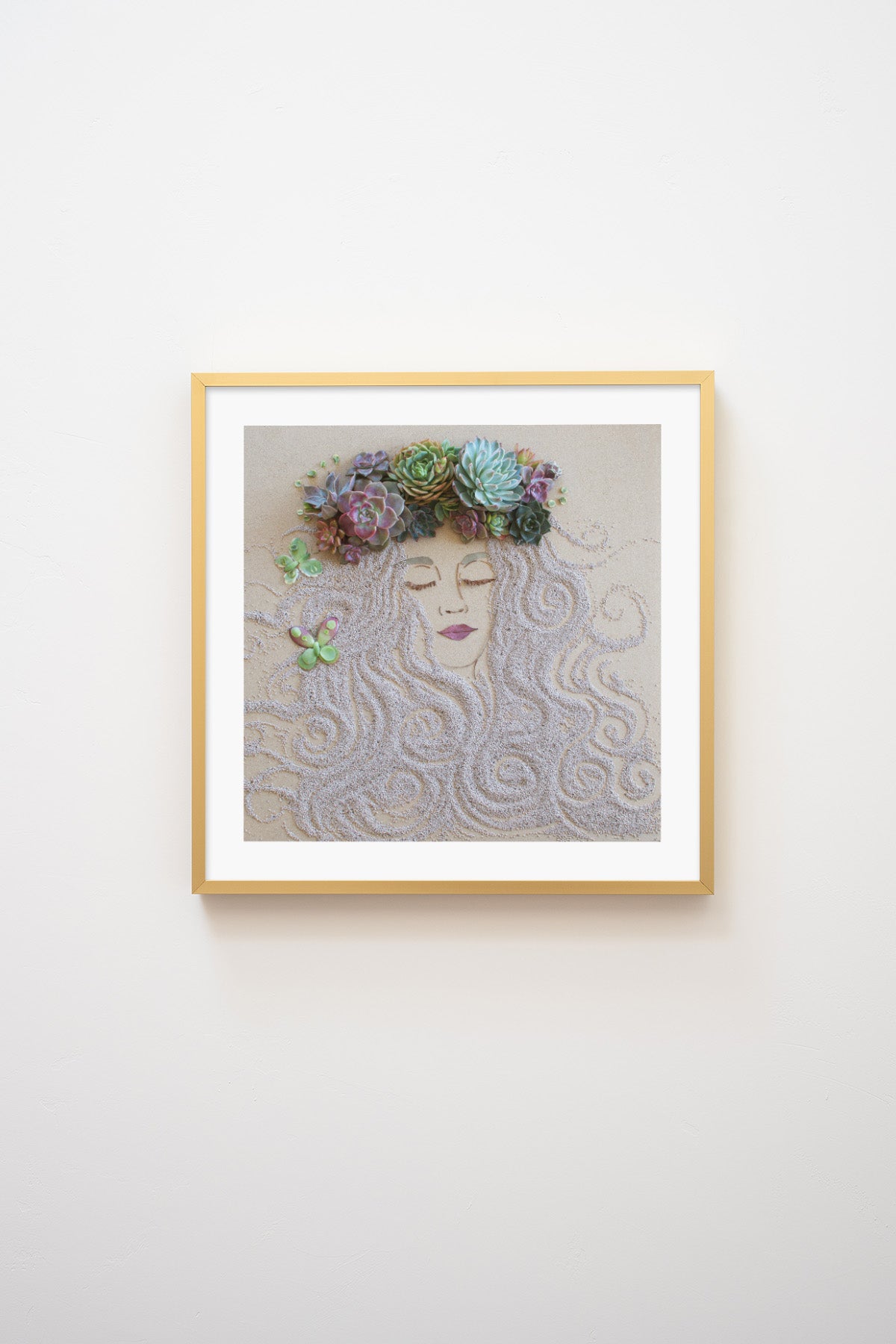 "Succulent Fairy" Flower Print