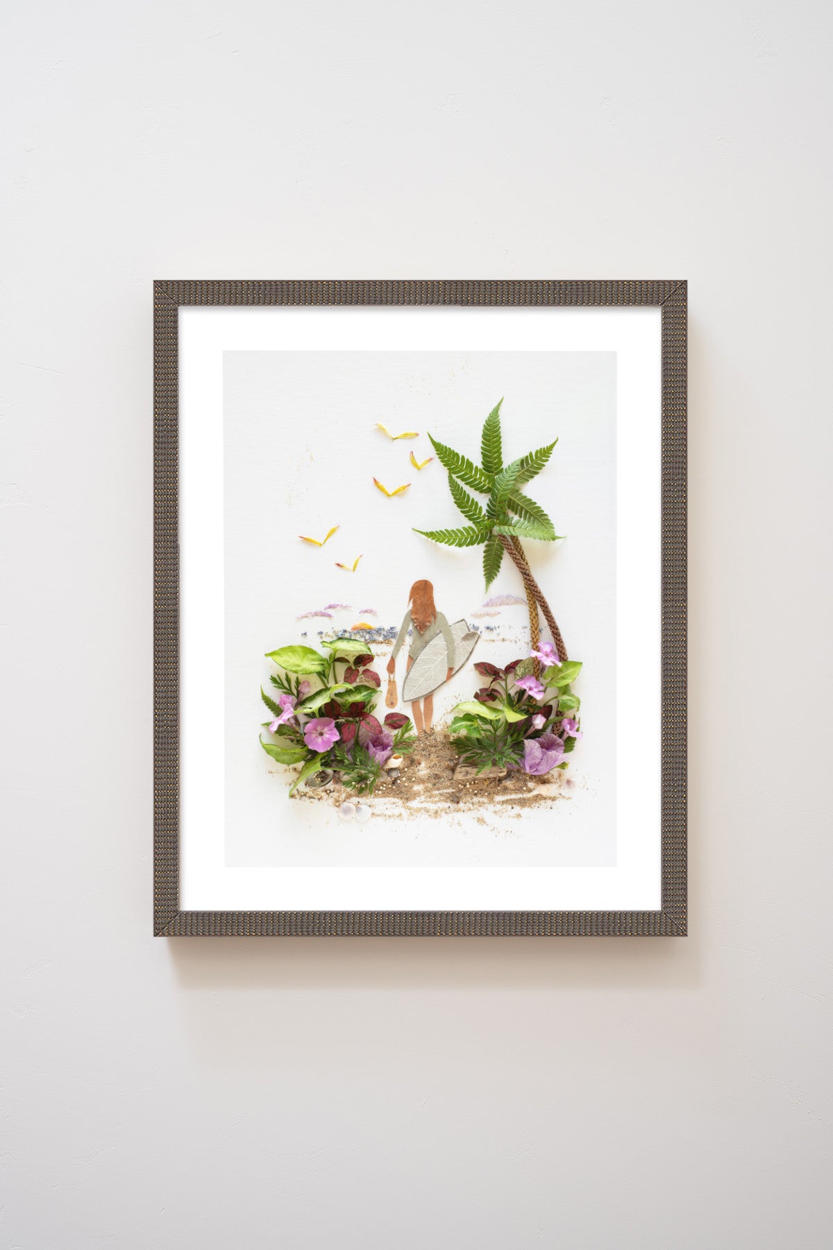 "Surf Like a Girl" Flower Print