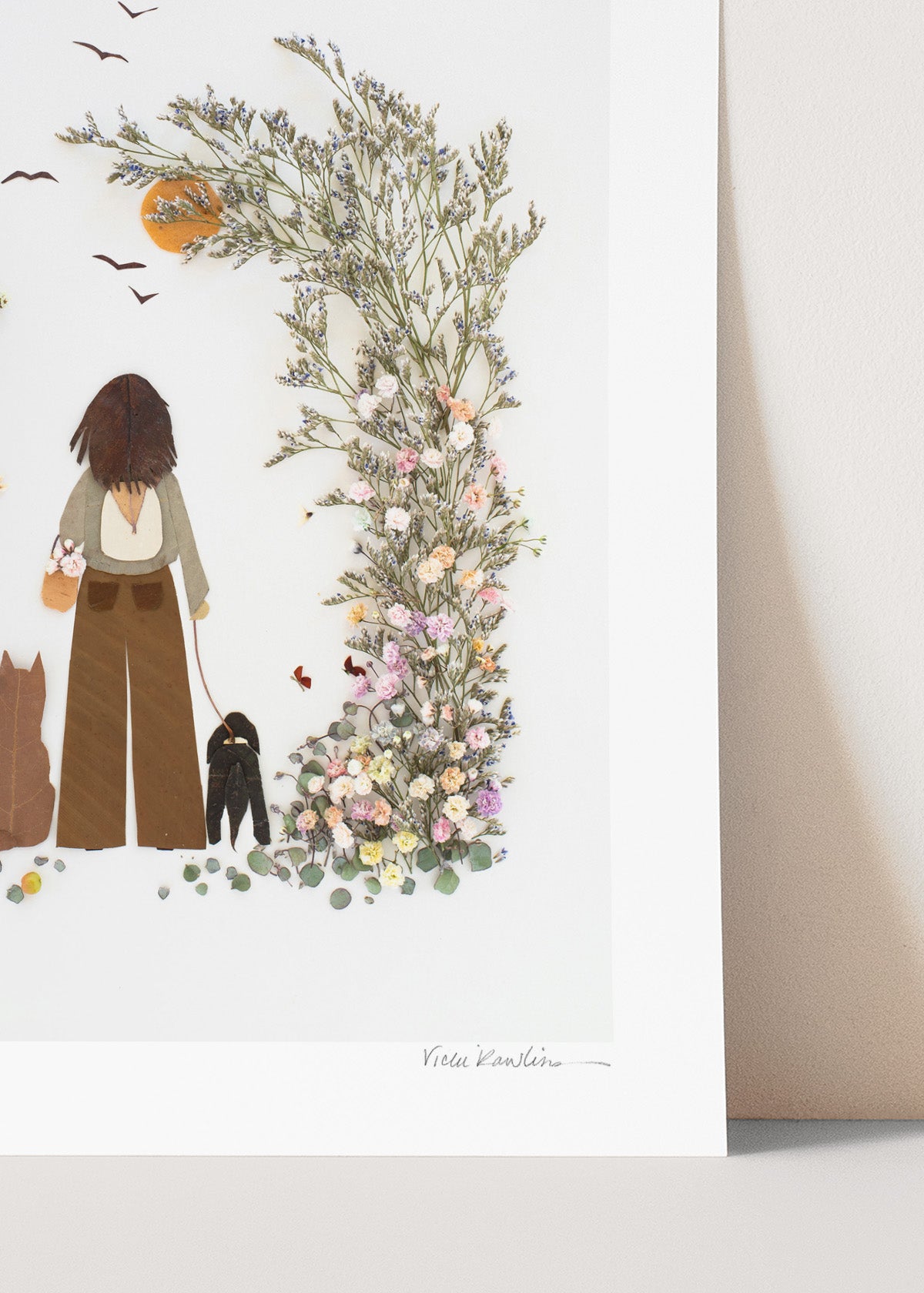 "Take a Walk" Flower Print
