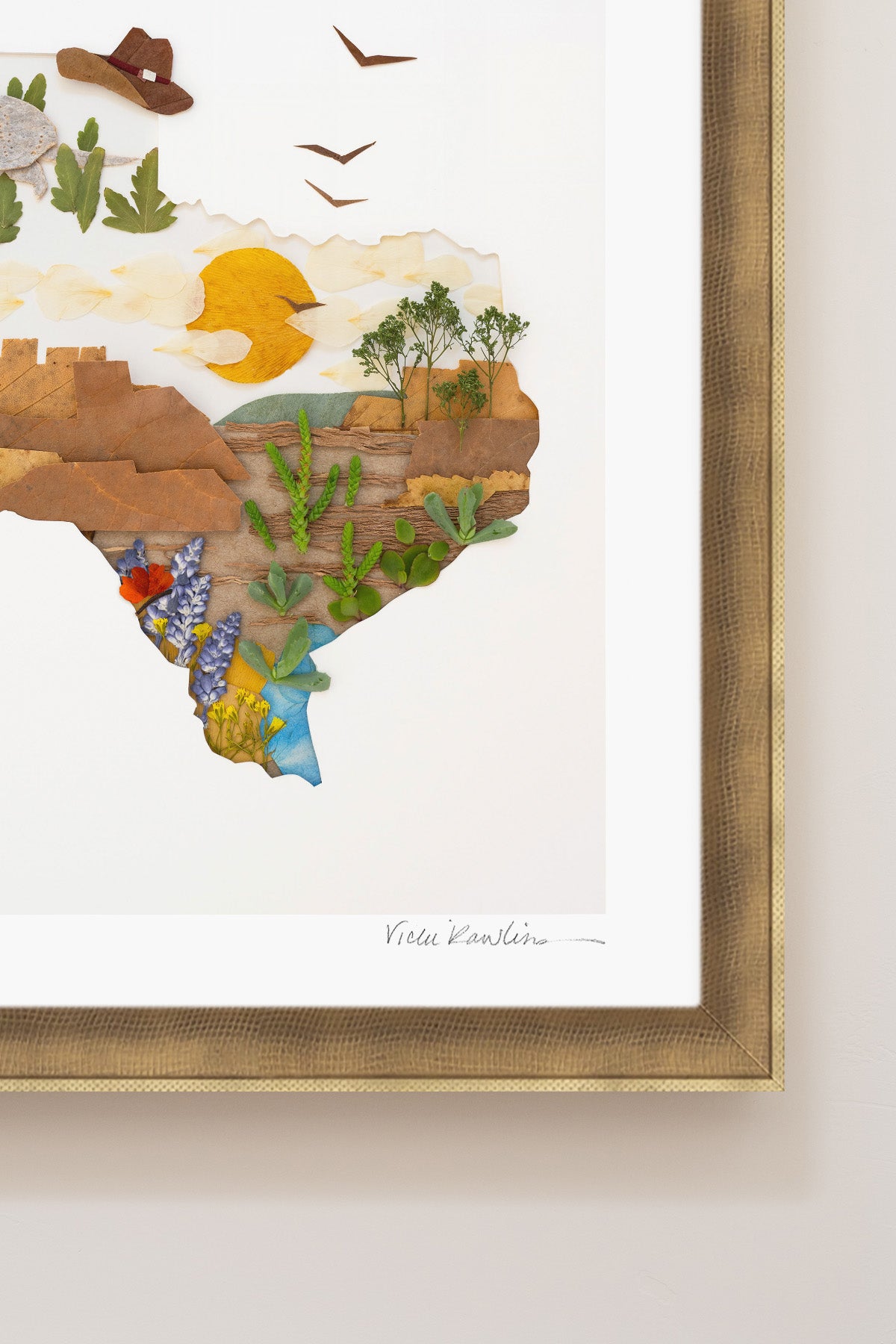 "Texas" Flower Print