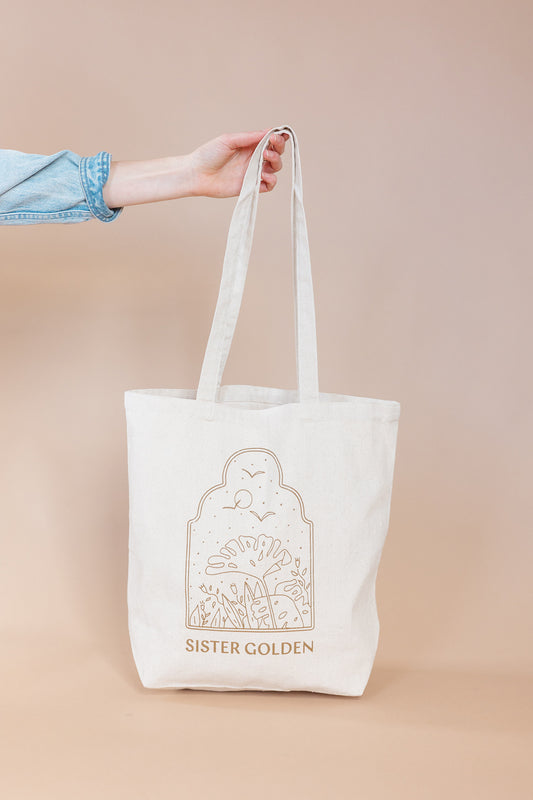 Sister Golden Window Tote