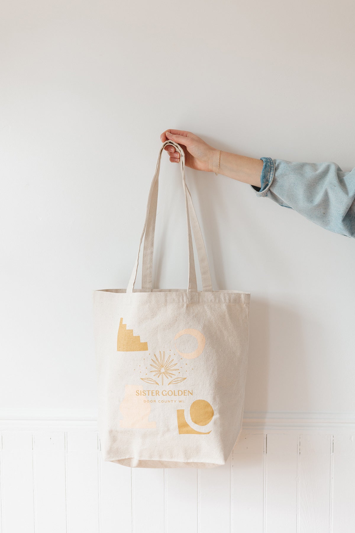 Sister Golden Shapes Tote