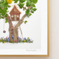 "Tree House" Flower Print