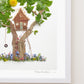 "Tree House" Flower Print