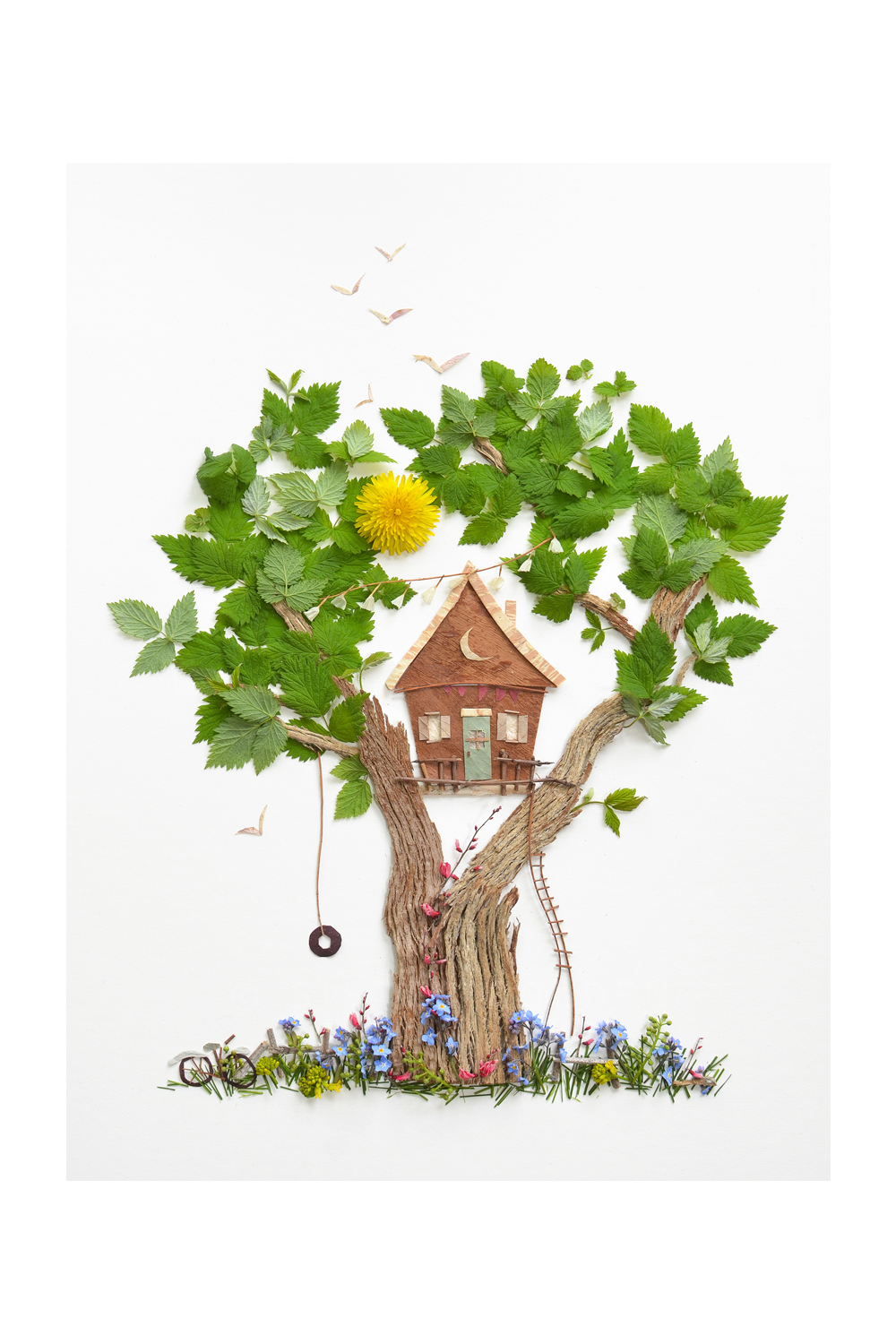"Tree House" Flower Print