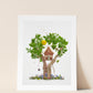 "Tree House" Flower Print