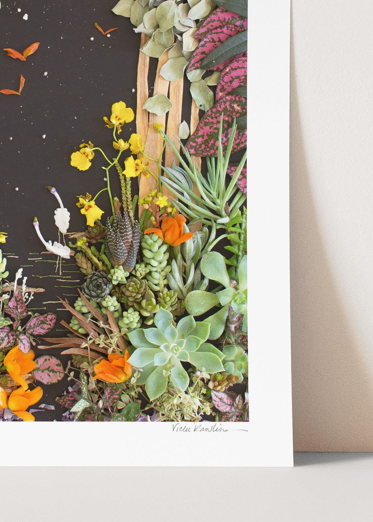 "Tropical Nights" Flower Print