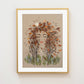 "Two Moons" Flower Print