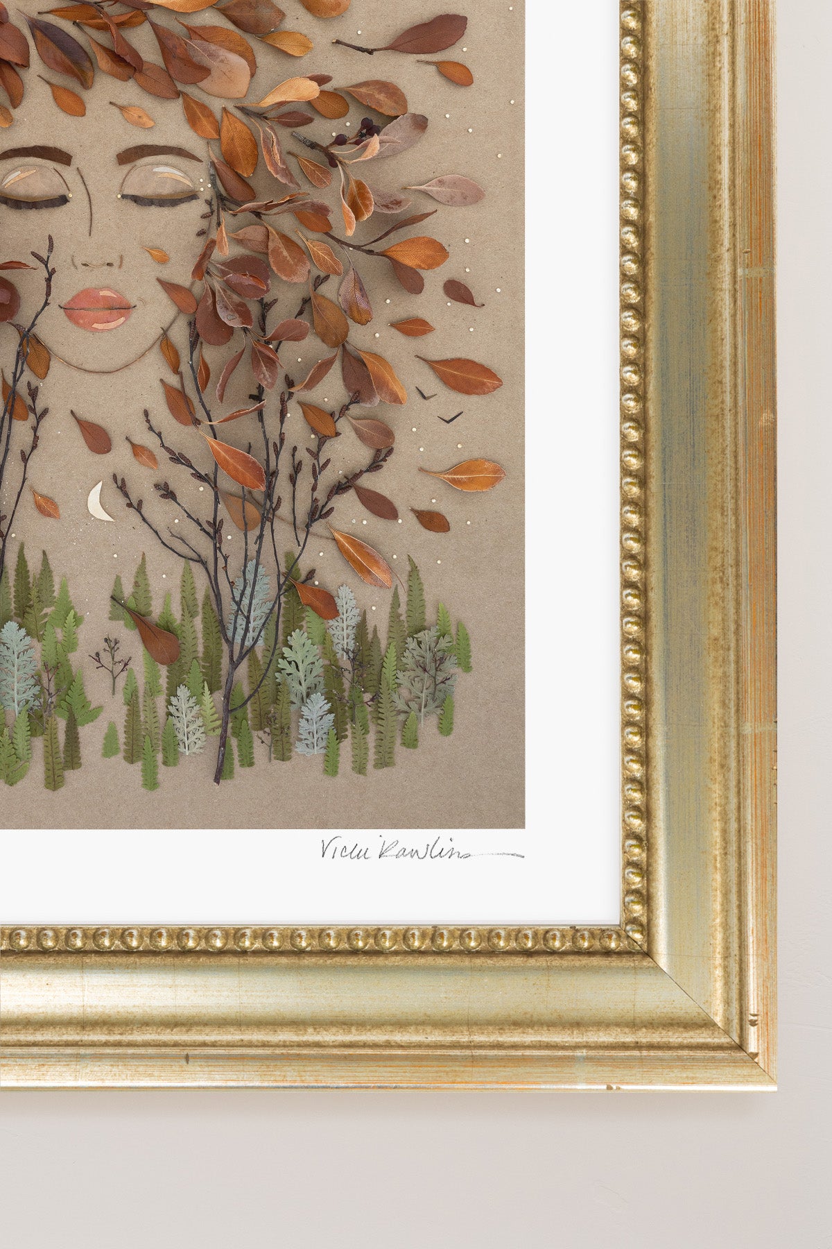 "Two Moons" Flower Print